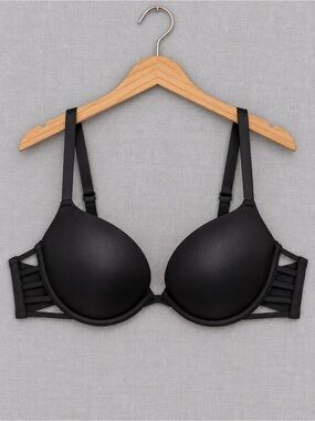 🍒3/33$ La SENZA The Show Off Black Strappy Push-Up Bra